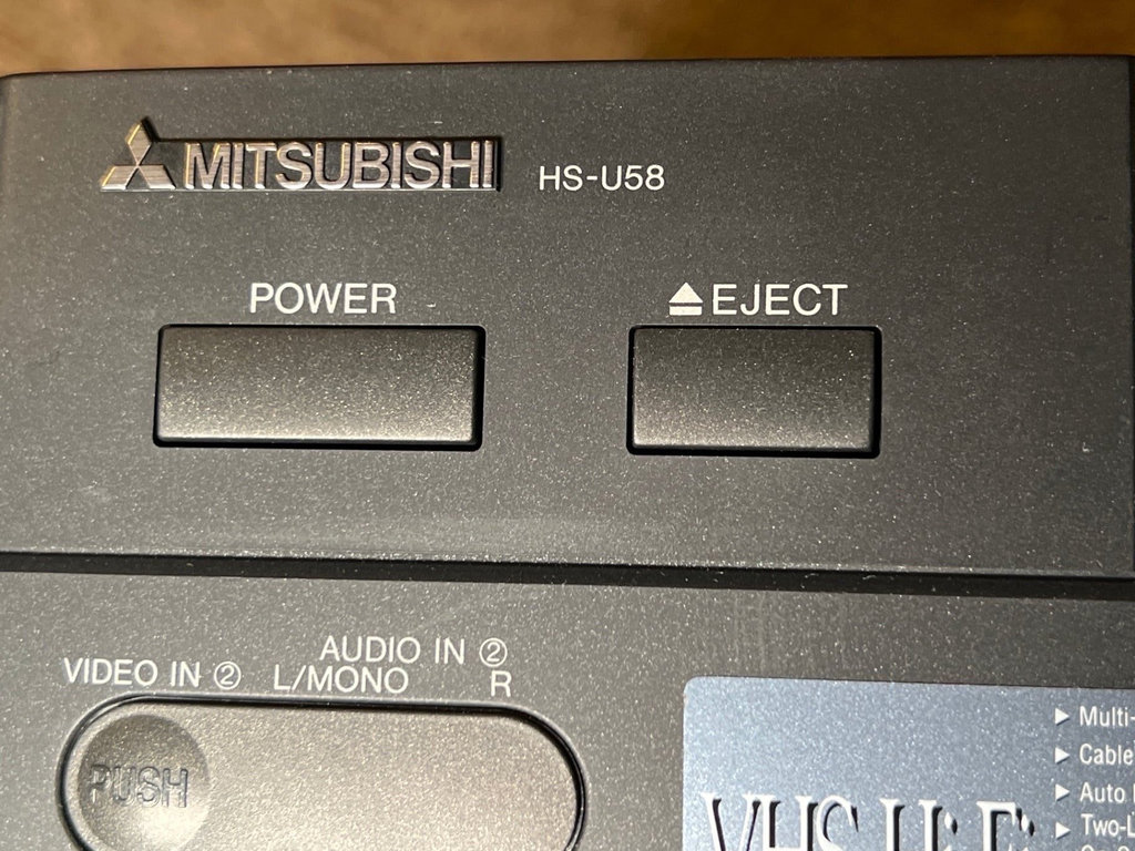 Mitsubishi HS-U58 VHS Video Cassette Recorder - image 2 of 5