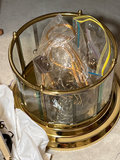 Brass and Glass Chandeliers with Wiring and Hardware - thumbnail 2 of 8