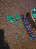 Basket with Beaded Necklaces and Shamrock Accessories - thumbnail 5 of 11