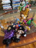 Porcelain dolls,miniature wooden chair, More  - thumbnail 1 of 8