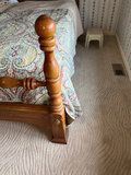 Wooden four-poster king bed frame - thumbnail 3 of 4