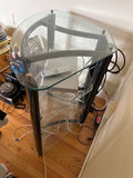 Gecko Glass and metal corner media stand  - thumbnail 4 of 4