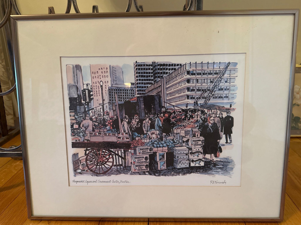 Set of Robert Kennedy Boston cityscape art prints - image 7 of 12