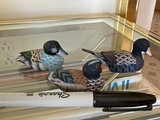 Hand-painted wooden ducks  - thumbnail 12 of 21