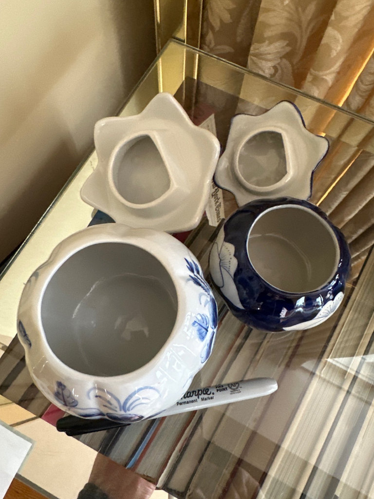 Blue and White Ceramic Porcelain Collection - image 9 of 12