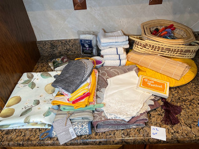 Sunflower decor with kitchen textiles and home goods - Image 1 of 8