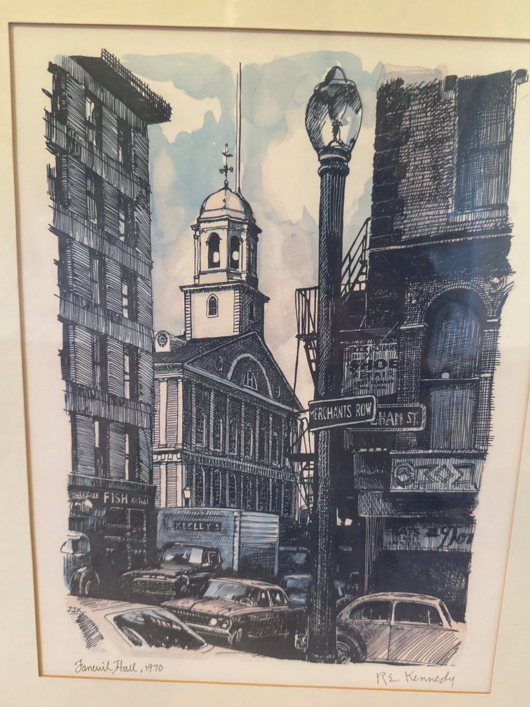 Set of Robert Kennedy Boston cityscape art prints - image 11 of 12