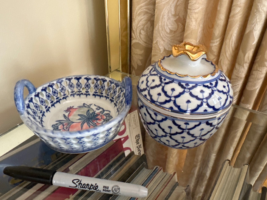 Blue and White Ceramic Porcelain Collection - image 4 of 12