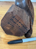 Leather Horse Figurine, Signed Carved Wood Eagle, More  - thumbnail 3 of 12