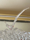 Crystal glass desk clock with bowls and state dishes - thumbnail 11 of 13