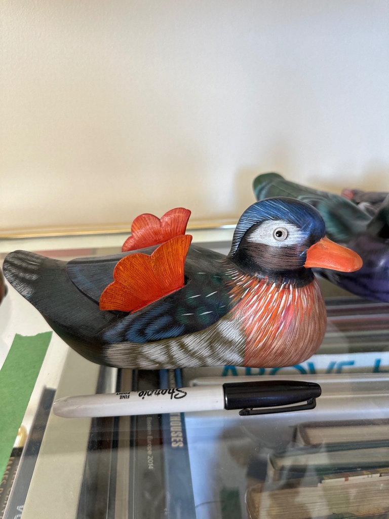 Hand-painted wooden ducks  - image 2 of 21