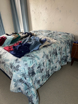 Bed with Karma mattress and bedding. - Image 1 of 5