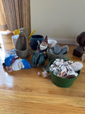 Garden decor, Planters, Rock and seashell collection - thumbnail 1 of 15