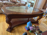 Coffee table with carved legs - thumbnail 4 of 6