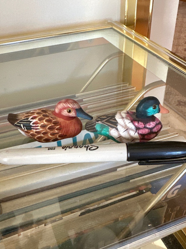 Hand-painted wooden ducks  - image 13 of 21