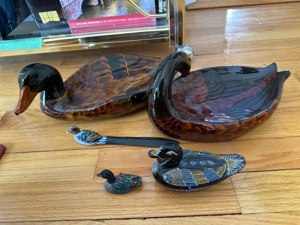 Hand Painted Ducks  - image 1 of 9