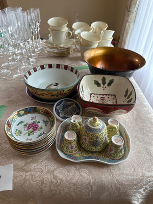 Asian Tea Set, Bowls, More  - Image 1 of 15
