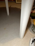 White round table with four legs - thumbnail 4 of 4