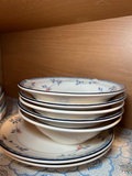 Noritake Ceramic dinnerware set with blue floral borders and more dishes - thumbnail 4 of 9