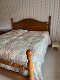 Wooden four-poster king bed frame - thumbnail 4 of 4