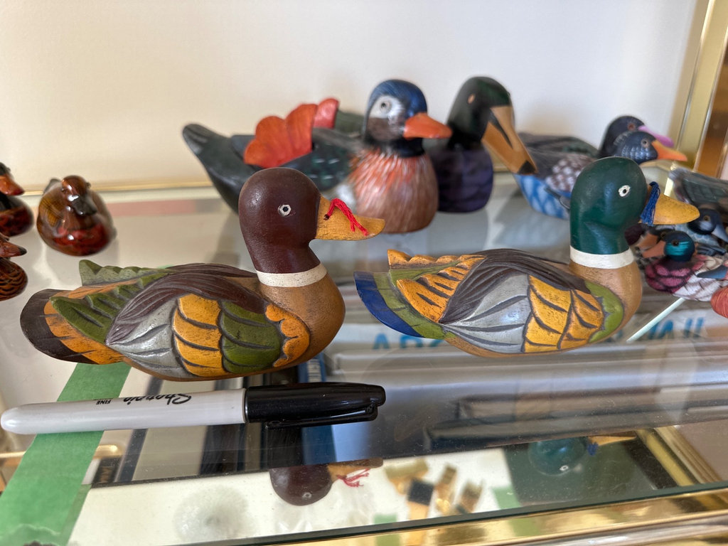 Hand-painted wooden ducks  - image 14 of 21