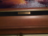 Framed Painting and display light, signed - thumbnail 10 of 11