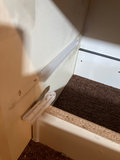 White vanity dresser with arched mirror - thumbnail 1 of 10