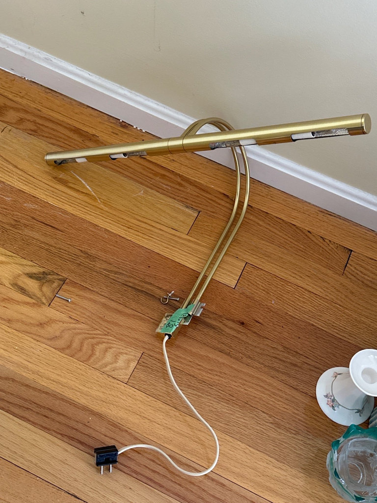 Gold Arc Art Lighting Fixture - image 5 of 6