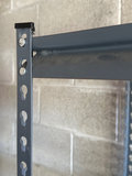 Metal four-shelf storage rack - thumbnail 2 of 5