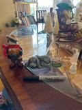Hand painted trinket box, bird box, figurines, more  - thumbnail 1 of 10