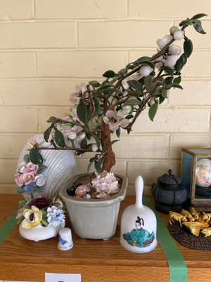 Decorative porcelain, stone bonsai, more  - Image 1 of 9