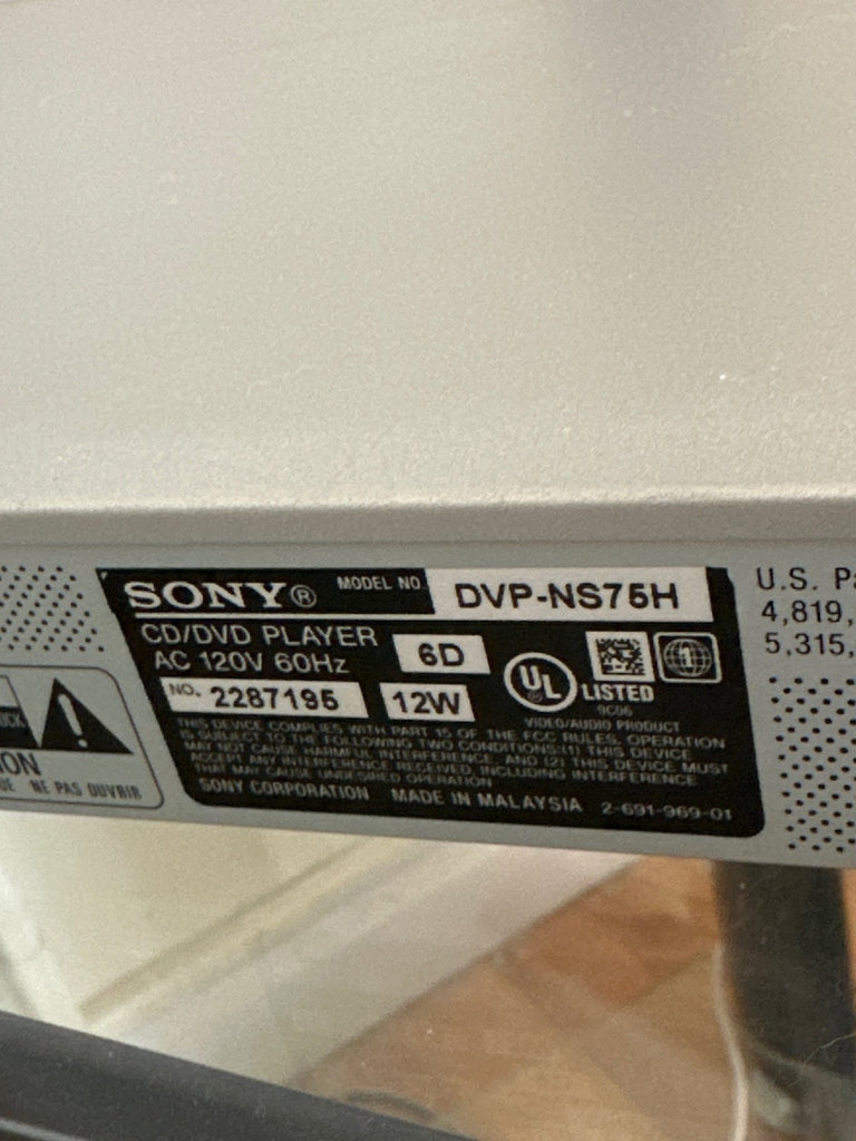 Sony DVP-NS75H DVD Player with Remote - image 4 of 4