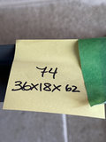 Metal four-shelf storage rack - thumbnail 5 of 5