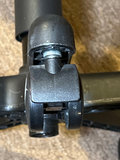 Beige fabric office chair with wheeled base - thumbnail 3 of 5