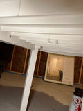 White round table with four legs - thumbnail 2 of 4