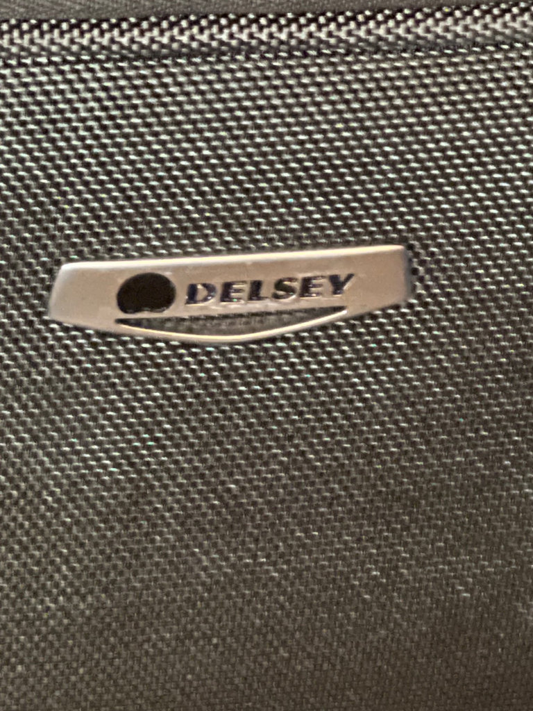 Two Delsey suitcases in black and blue - image 2 of 6
