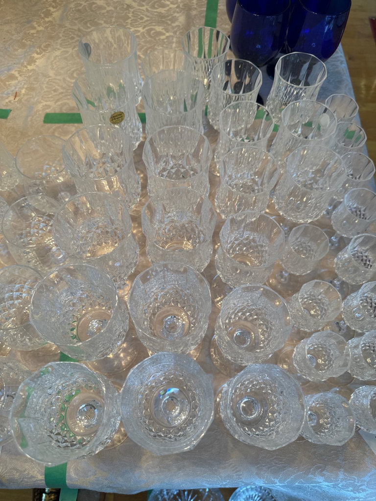 Crystal Cristal D’Arques stemware  - image 7 of 7