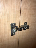 One light-wood wardrobes with hanging rail - thumbnail 4 of 5