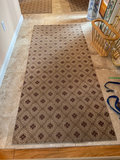 Beige patterned hallway runner rugs - thumbnail 3 of 8