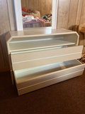 White vanity dresser with arched mirror - thumbnail 9 of 10