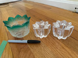 Candle holders, Faux flowers in vases - thumbnail 6 of 11