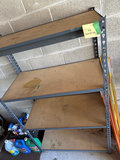 Metal four-shelf storage rack - thumbnail 4 of 5