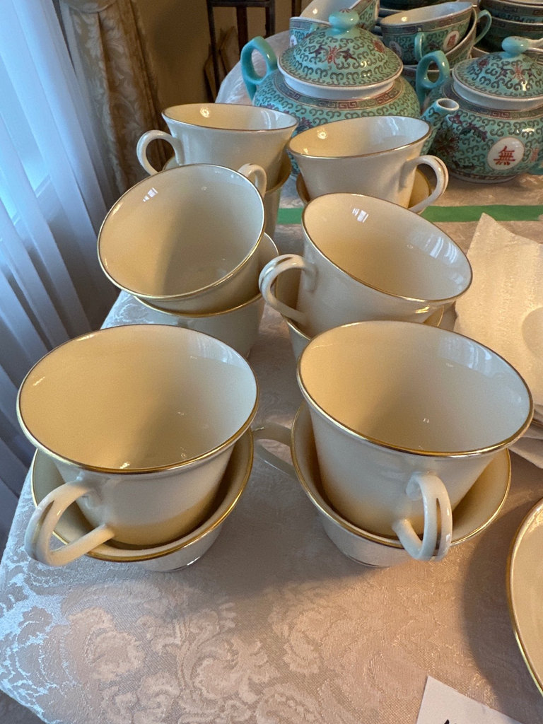 Lenox Teacups, Saucers, More  - image 5 of 6