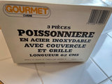Stainless steel fish poacher set with lid and rack (62 cm) - thumbnail 2 of 3