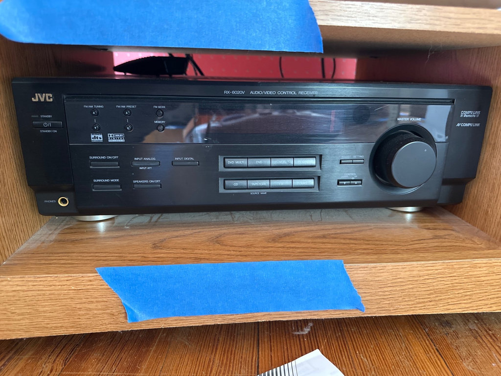JVC RX-6020 Audio/Video Control Receiver and Manual - image 1 of 2