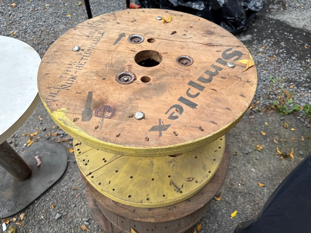 3 Wooden cable reels (spools) - image 3 of 7