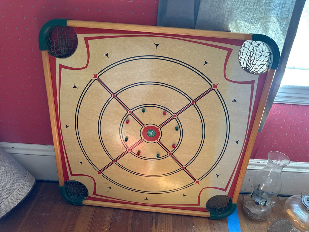 Skittle Pool tabletop game, Erector construction set, and round target game - image 4 of 11