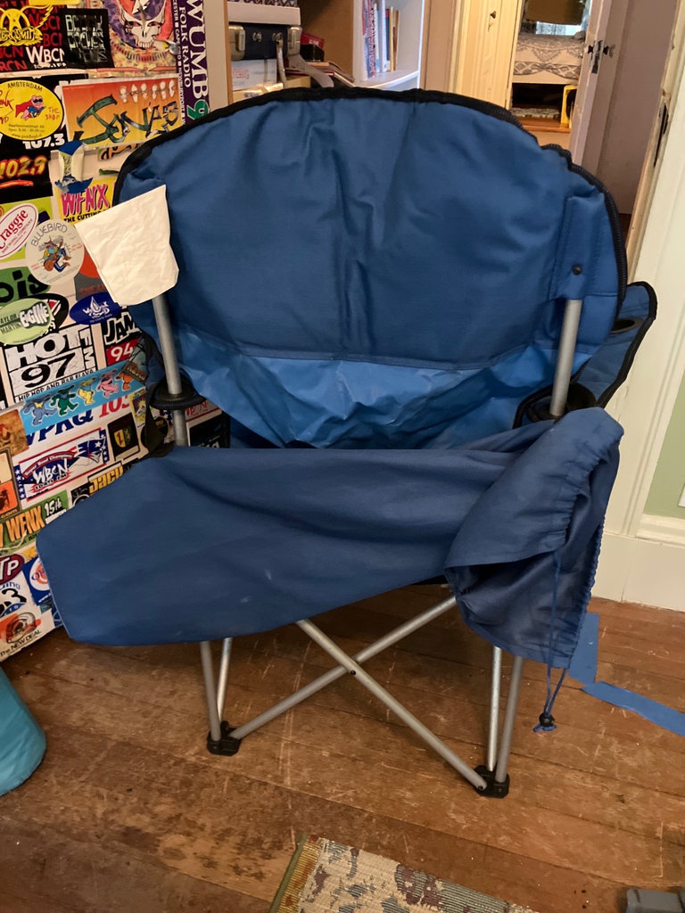 Blue MAC Sports Folding Beach Chair with SPF 50 Sun-Protection Bags - image 5 of 5