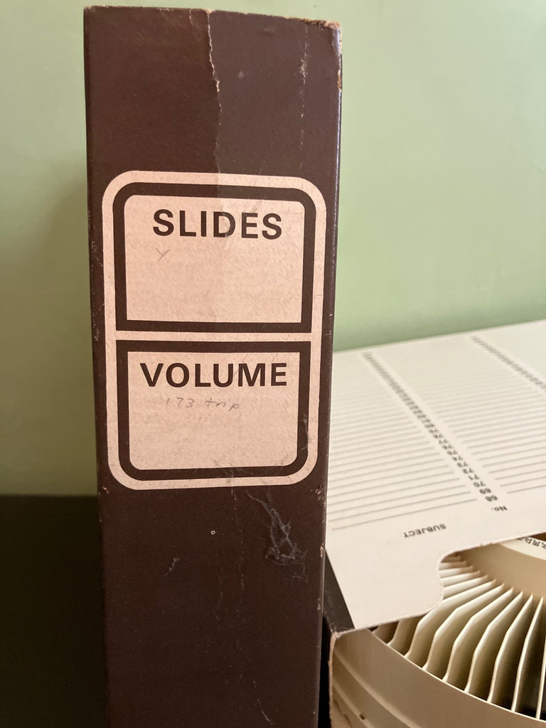 Vintage Rototray Slide Tray and Slide Storage Boxes - image 3 of 4
