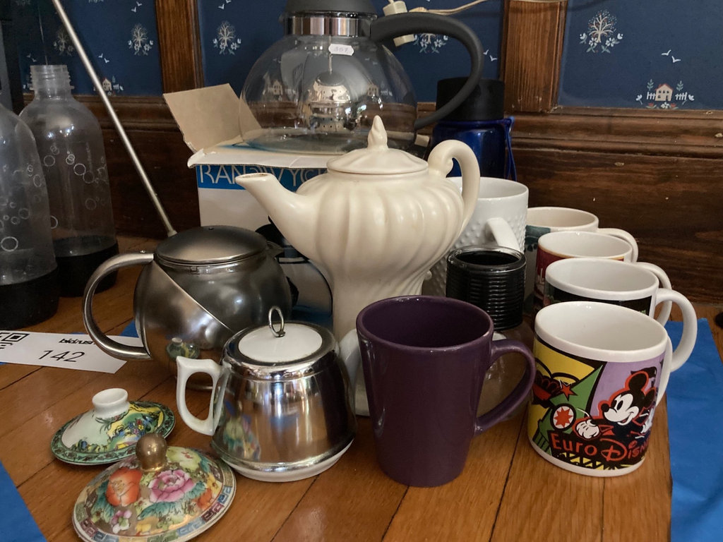 Assorted teapots, mugs, and tableware - image 1 of 7